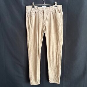 Curve Appeal Khaki Slim Fit Tapered Pants Tan Size 8/29 Cotton Blend Stretch